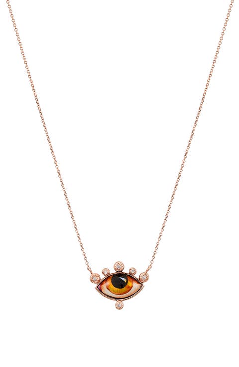 Russe Petit Ambre Diamond Pendant Necklace