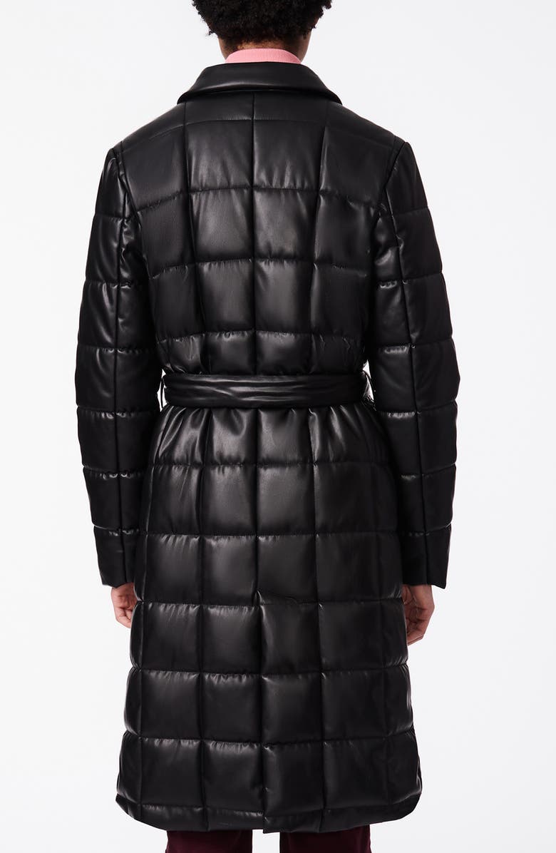 Bernardo Quilted Faux Leather Jacket, Alternate, color,