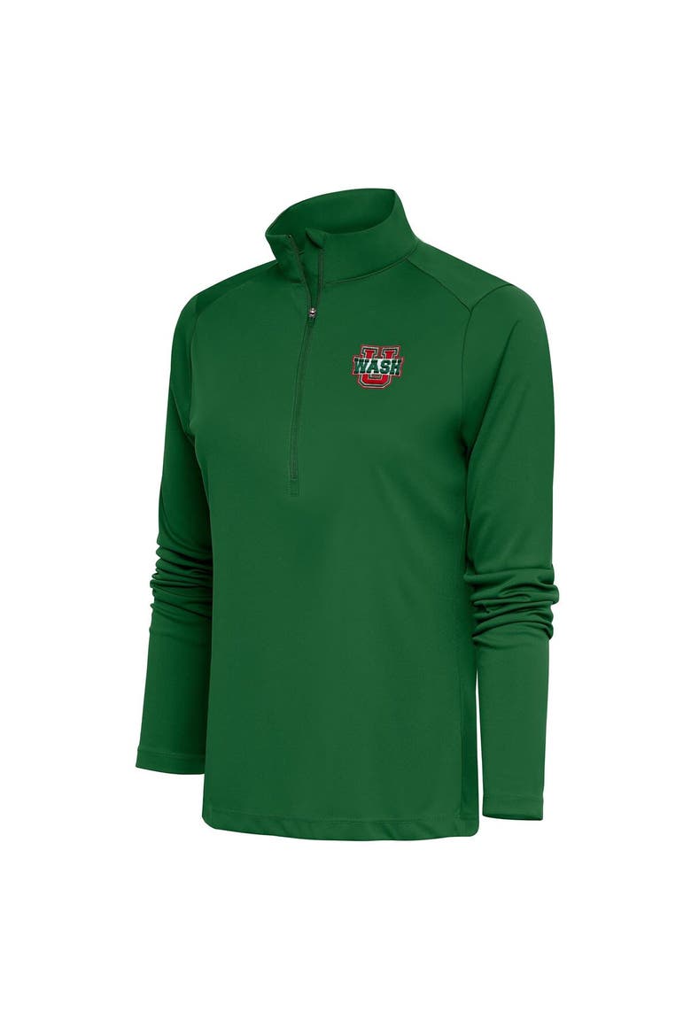 Women's Antigua  Green Washington-St. Louis Tribute Half-Zip Pullover Top, Alternate, color, Green