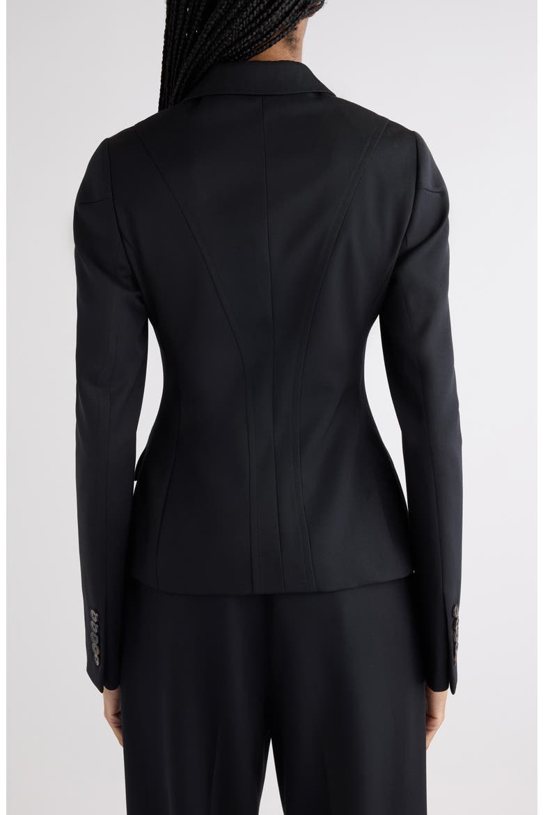Wool Gabardine Jacket, Alternate, color, BLACK