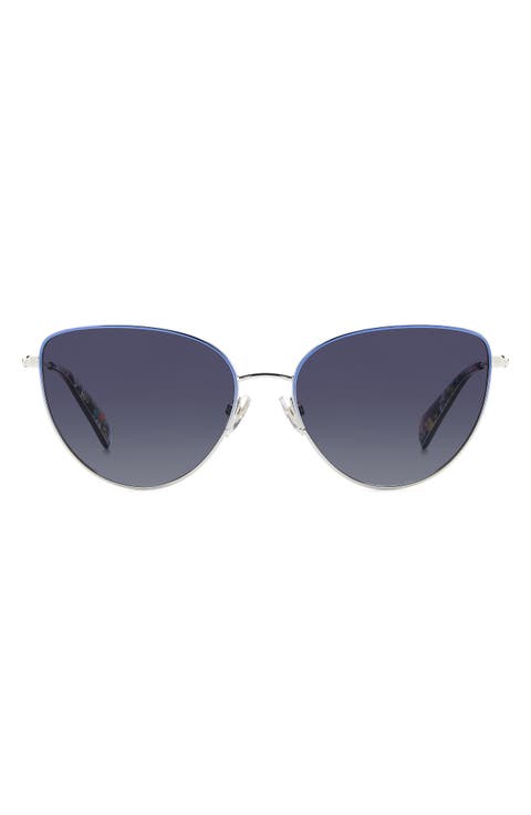 55mm hailey/g/s cat eye sunglasses