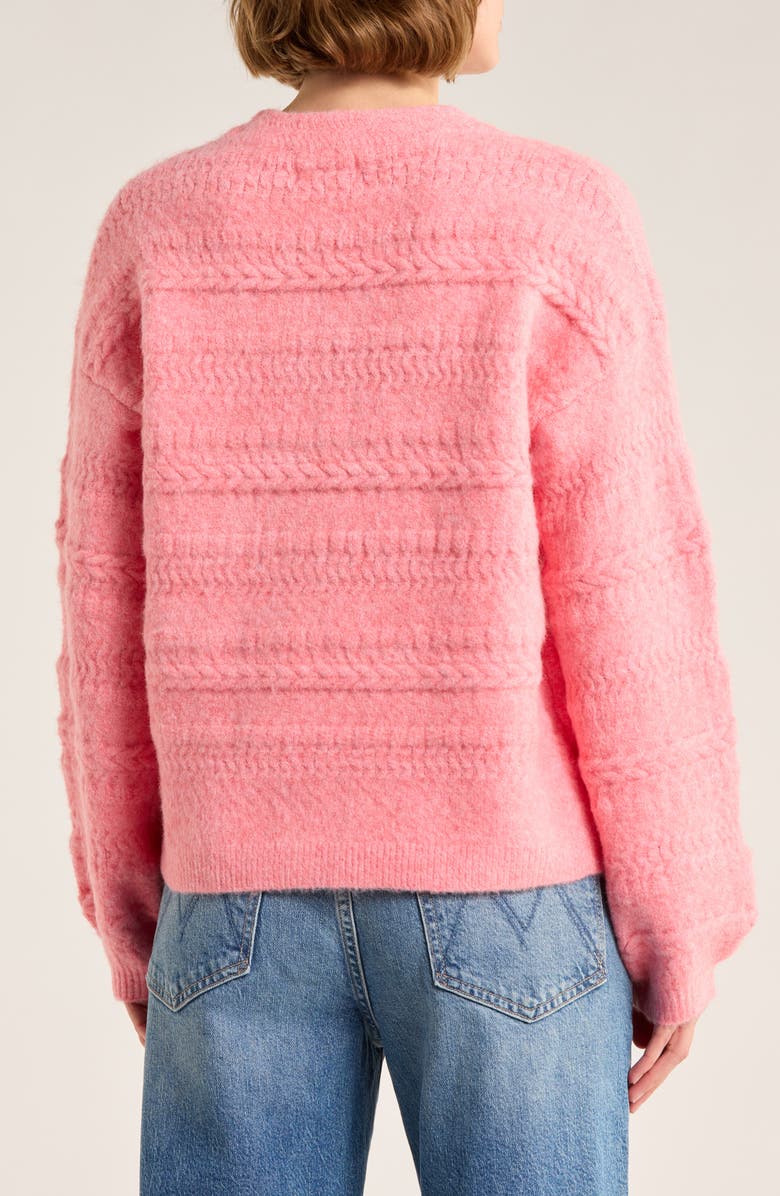 FRNCH Luka Sweater, Alternate, color, Rose