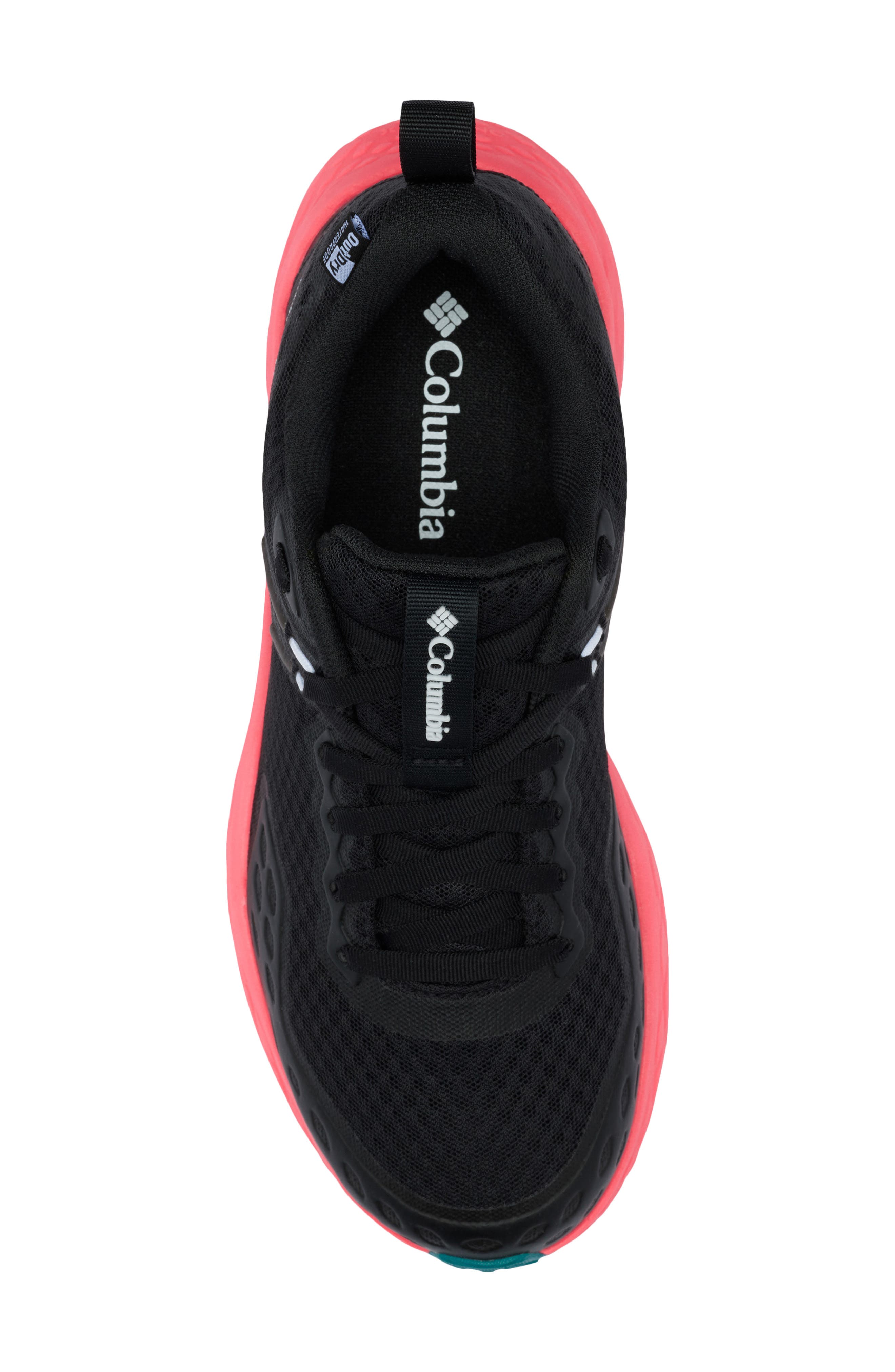 Konos™ TRS OutDry™ Waterproof Hiking Shoe, Alternate, color, BLACK/ NEON SUNRISE