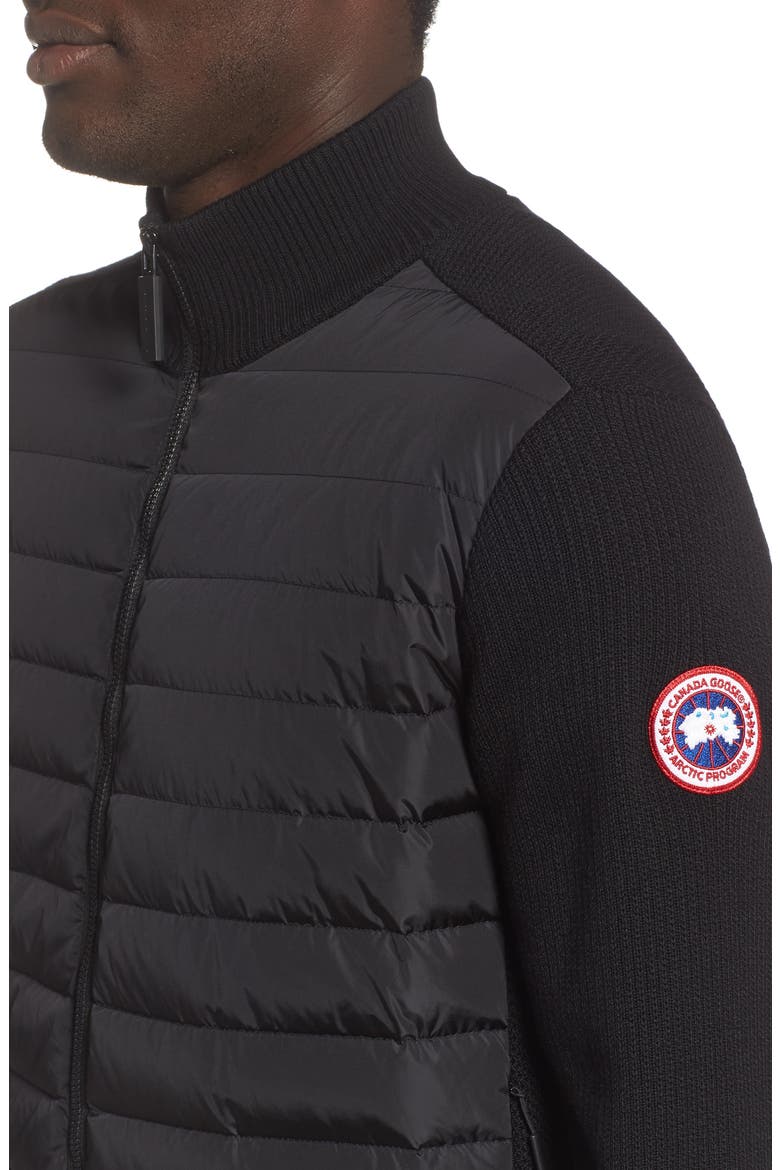 Hybridge 675 Fill Power Down Jacket, Alternate, color, BLACK