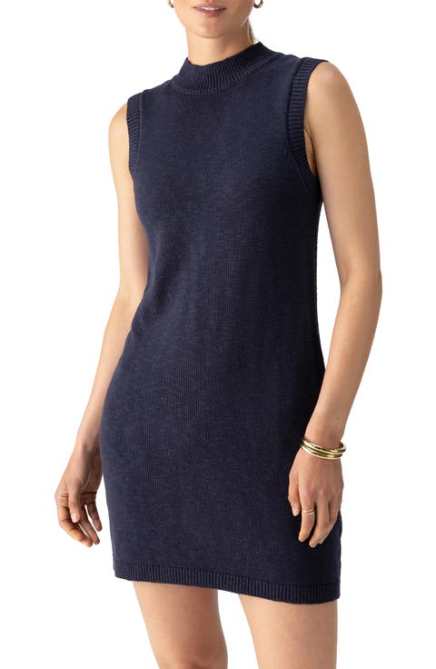 Life Is Easy Sleeveless Sweater Minidress