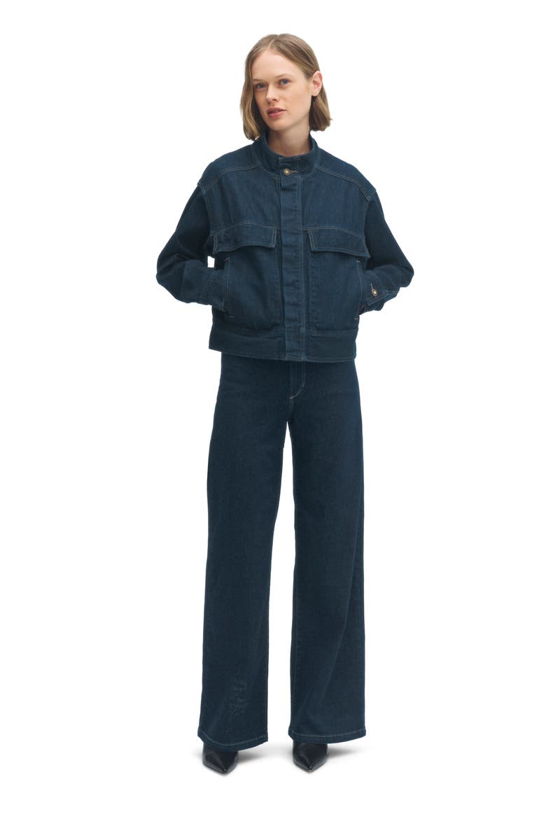 The Nikki Denim Jacket, Alternate, color, STOUT