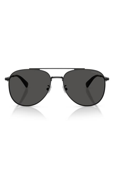58mm Pilot Sunglasses