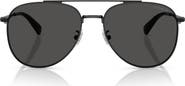 COACH 58mm Pilot Sunglasses