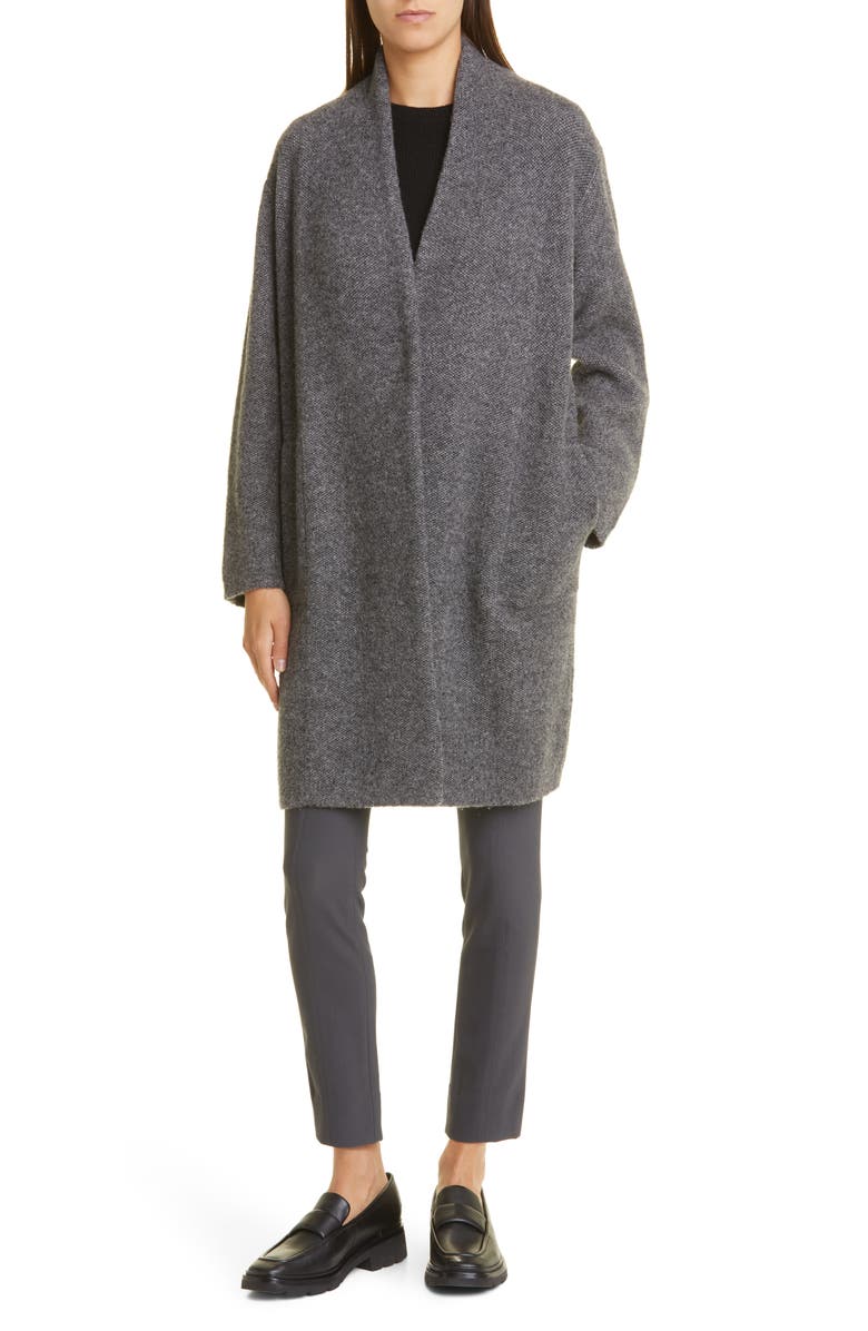 Vince Bouclé Wool Blend Cardigan Coat, Alternate, color,