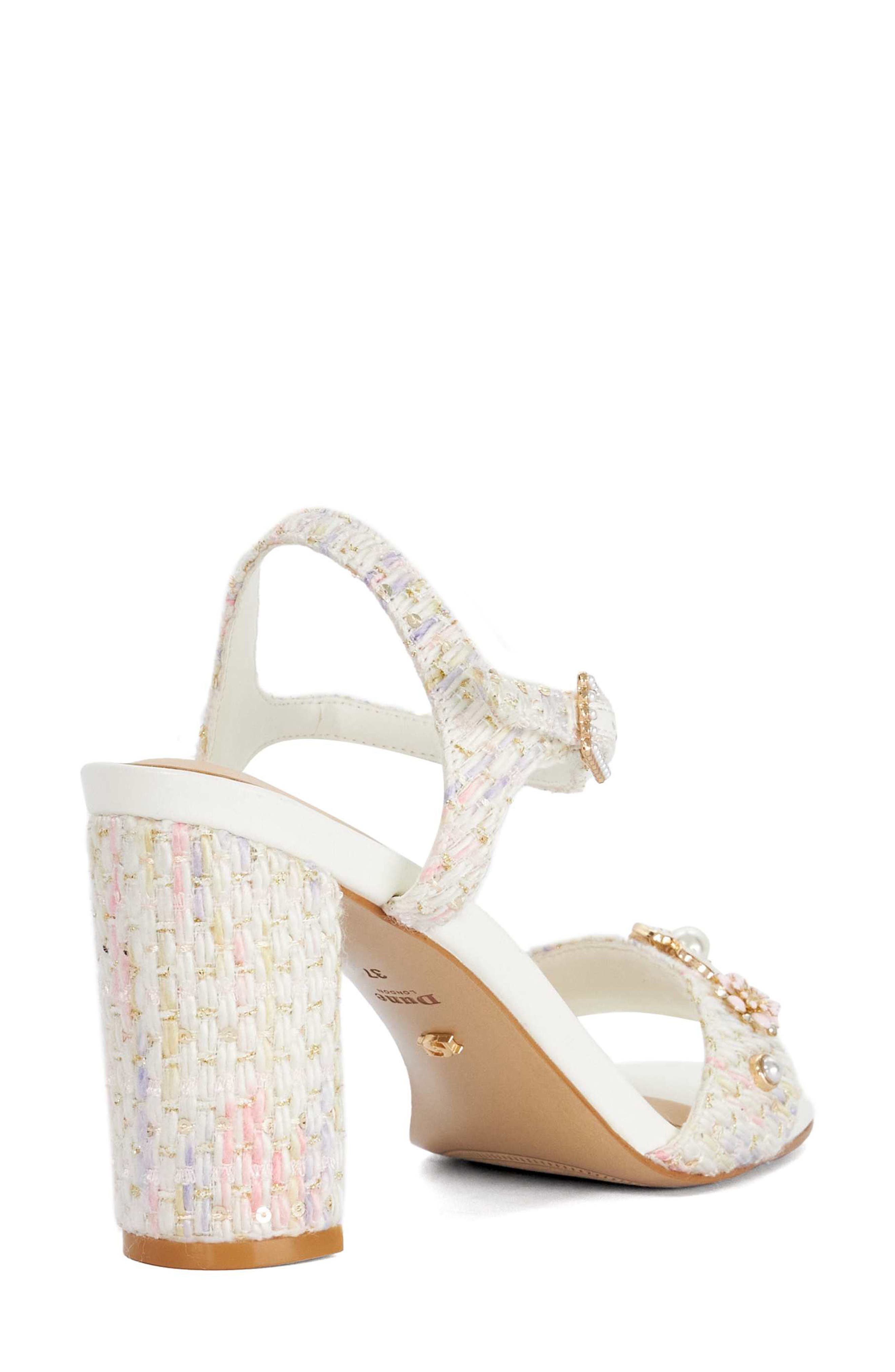 Dune London Mention Ankle Strap Sandal, Alternate, color, 