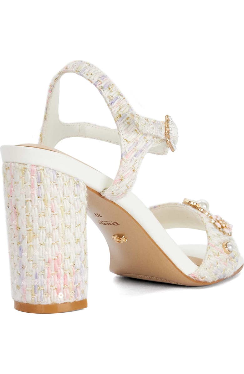 Dune London Mention Ankle Strap Sandal, Alternate, color,