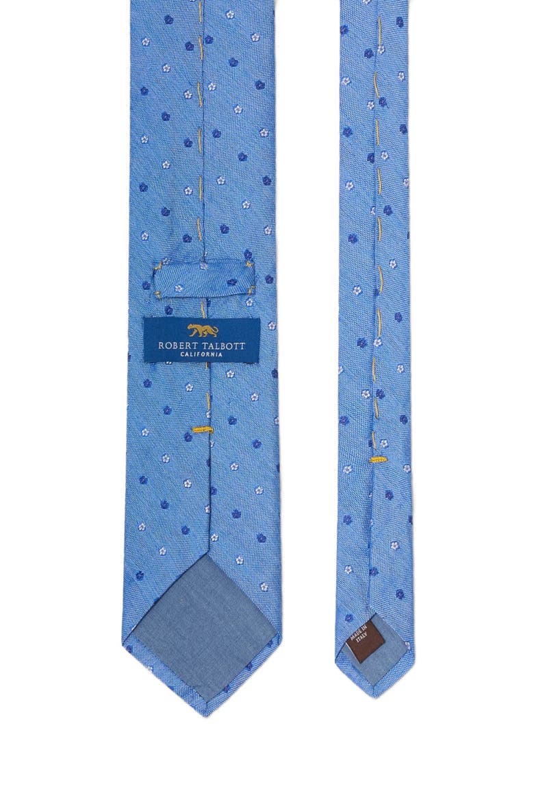 Robert Indigo Neat Necktie, Alternate, color, Light Blue Indigo Neat