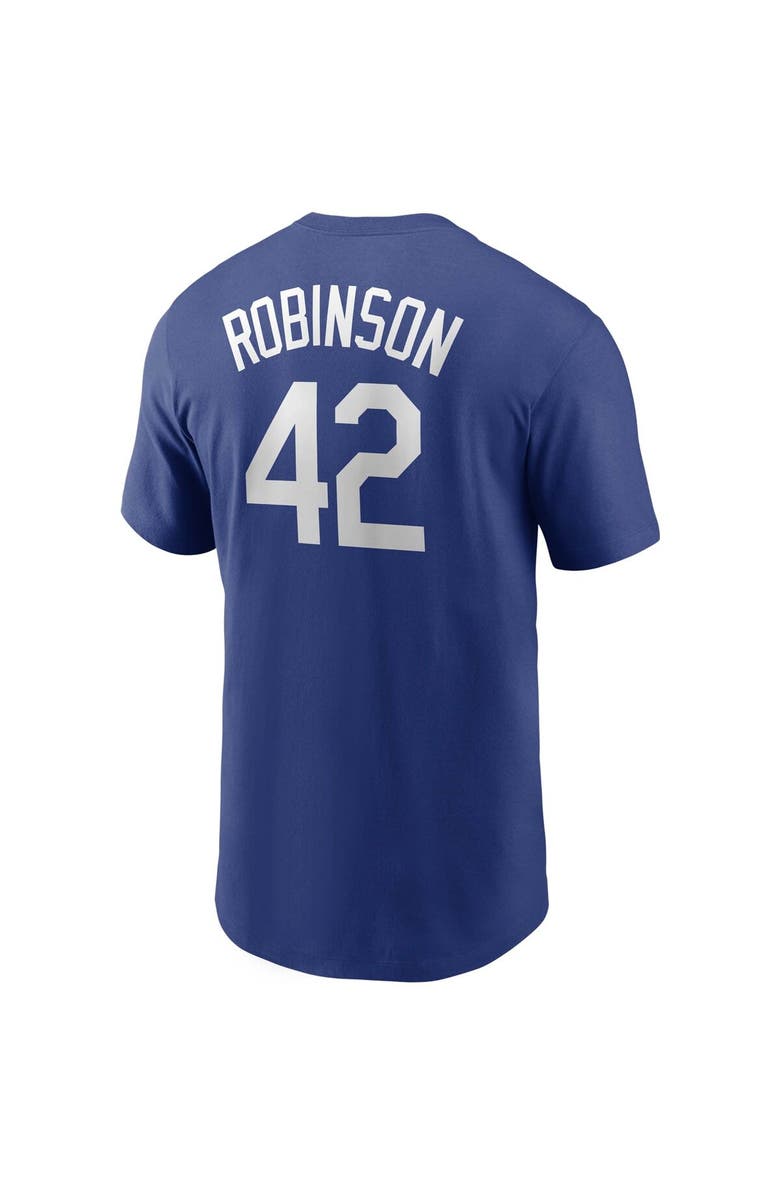 Nike Men's Nike Jackie Robinson Royal Brooklyn Dodgers Cooperstown Collection Name & Number T-Shirt, Alternate, color, 