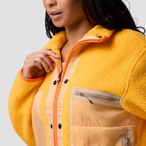 Backcountry Wander Pile-fleece Jacket In Orange
