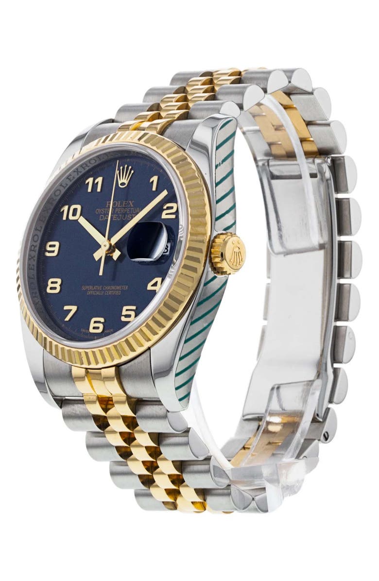 Watchfinder & Co. Rolex Preowned DateJust Oyster Perpetual Bracelet Watch, Alternate, color,