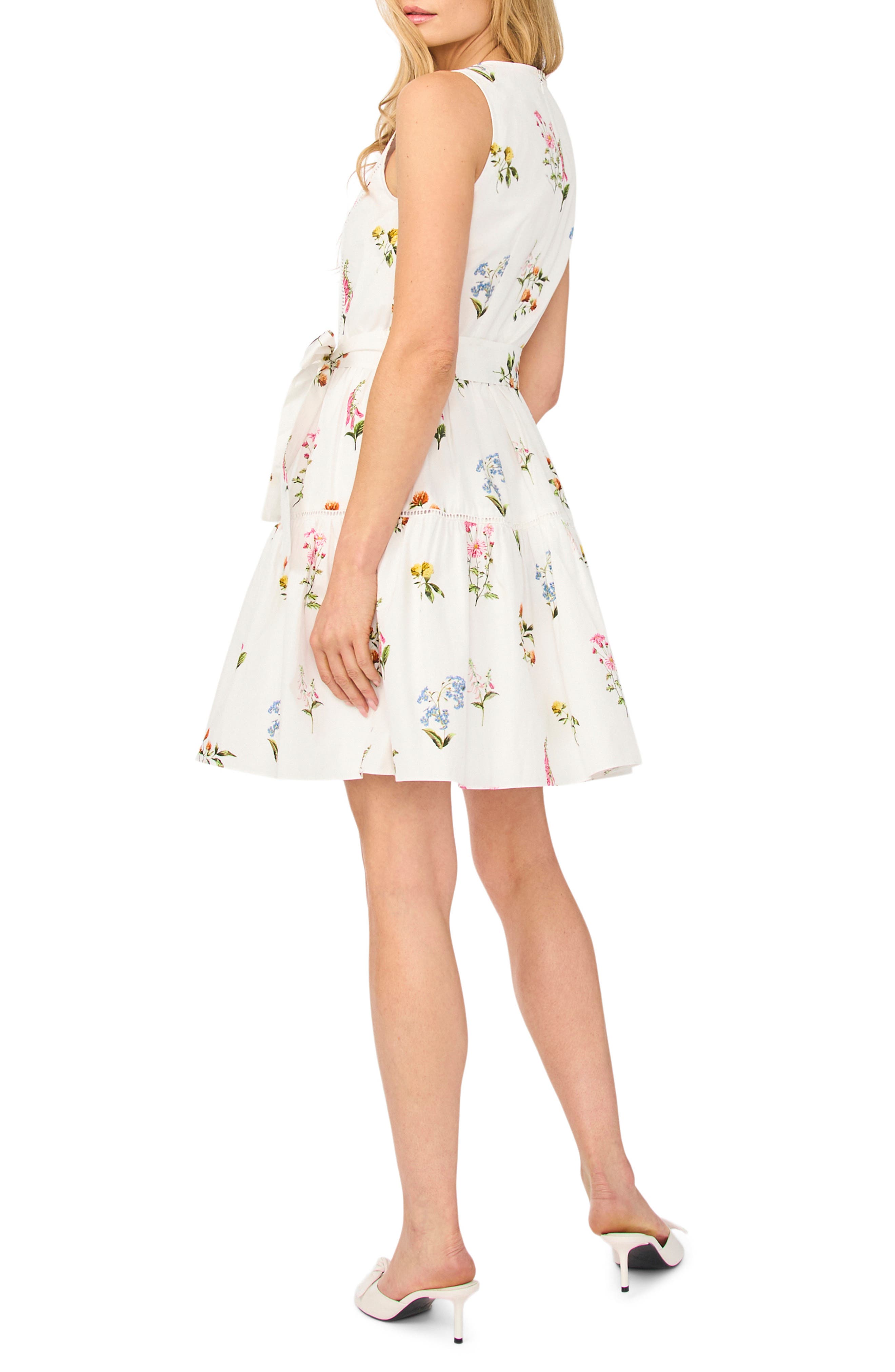 Rena Print Tie Waist Dress - image 2
