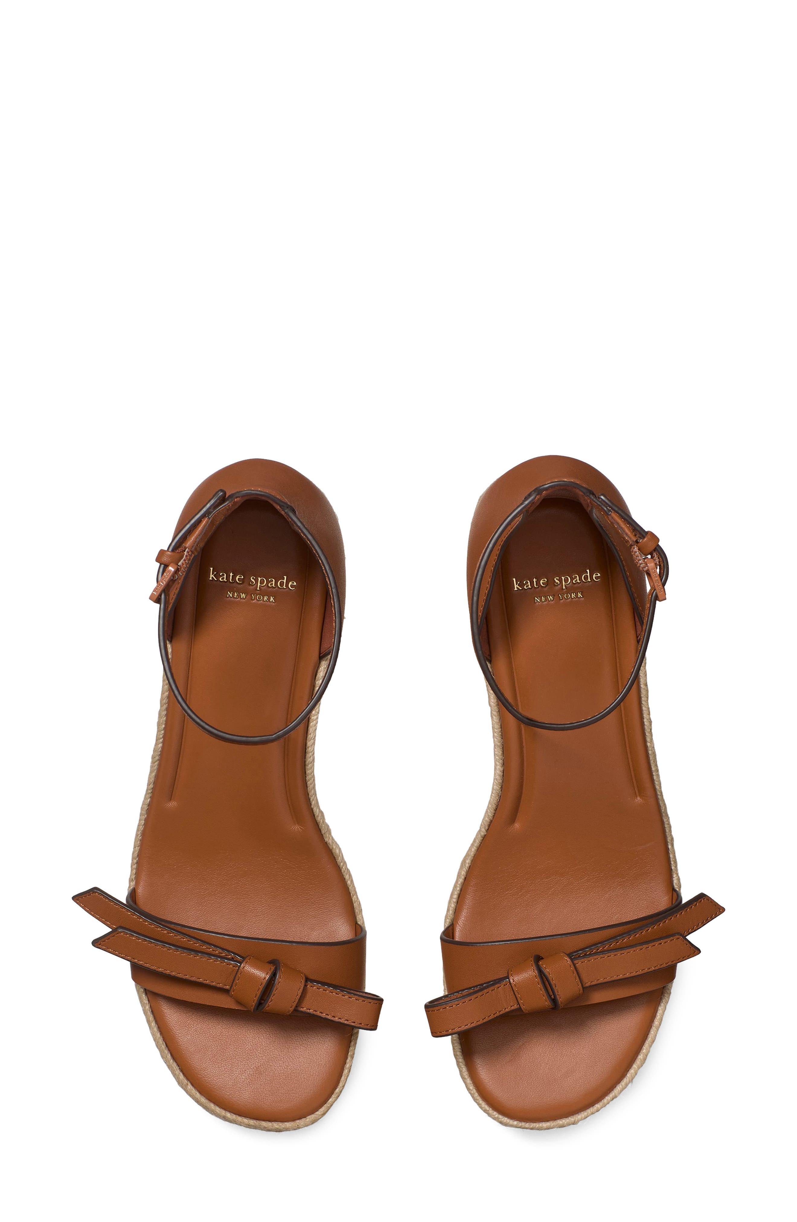 loop espadrille ankle strap platform wedge sandal, Alternate, color, SADDLE