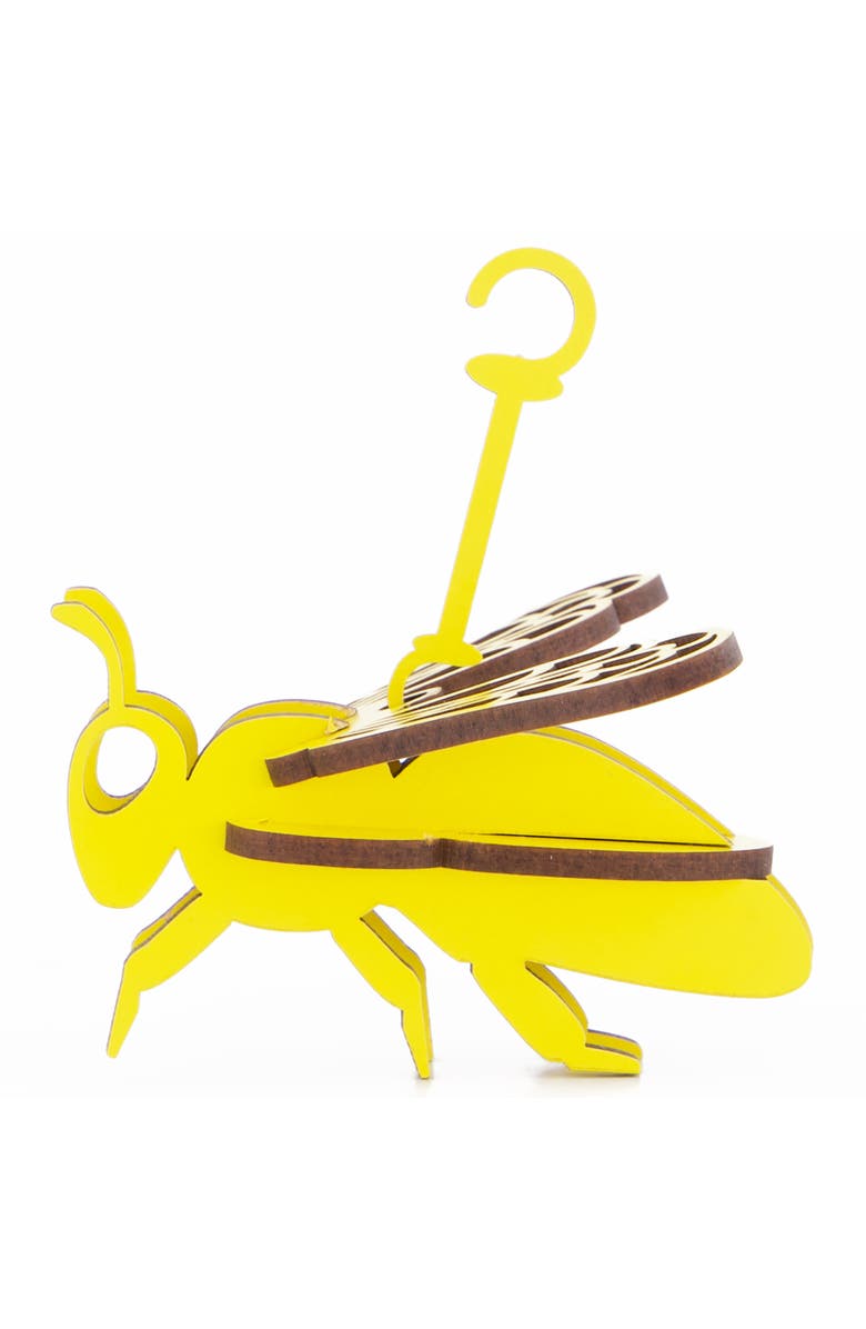 Little & Wood Woodlet Honey Bee, 3D Wooden Kit Set, Ages 6+, Alternate, color, Multicolored