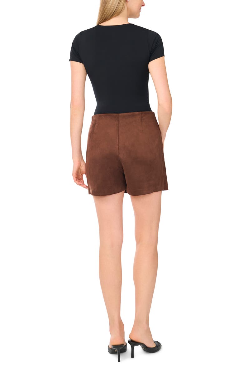 Faux Leather Skort, Alternate, color, CHOCOLATE