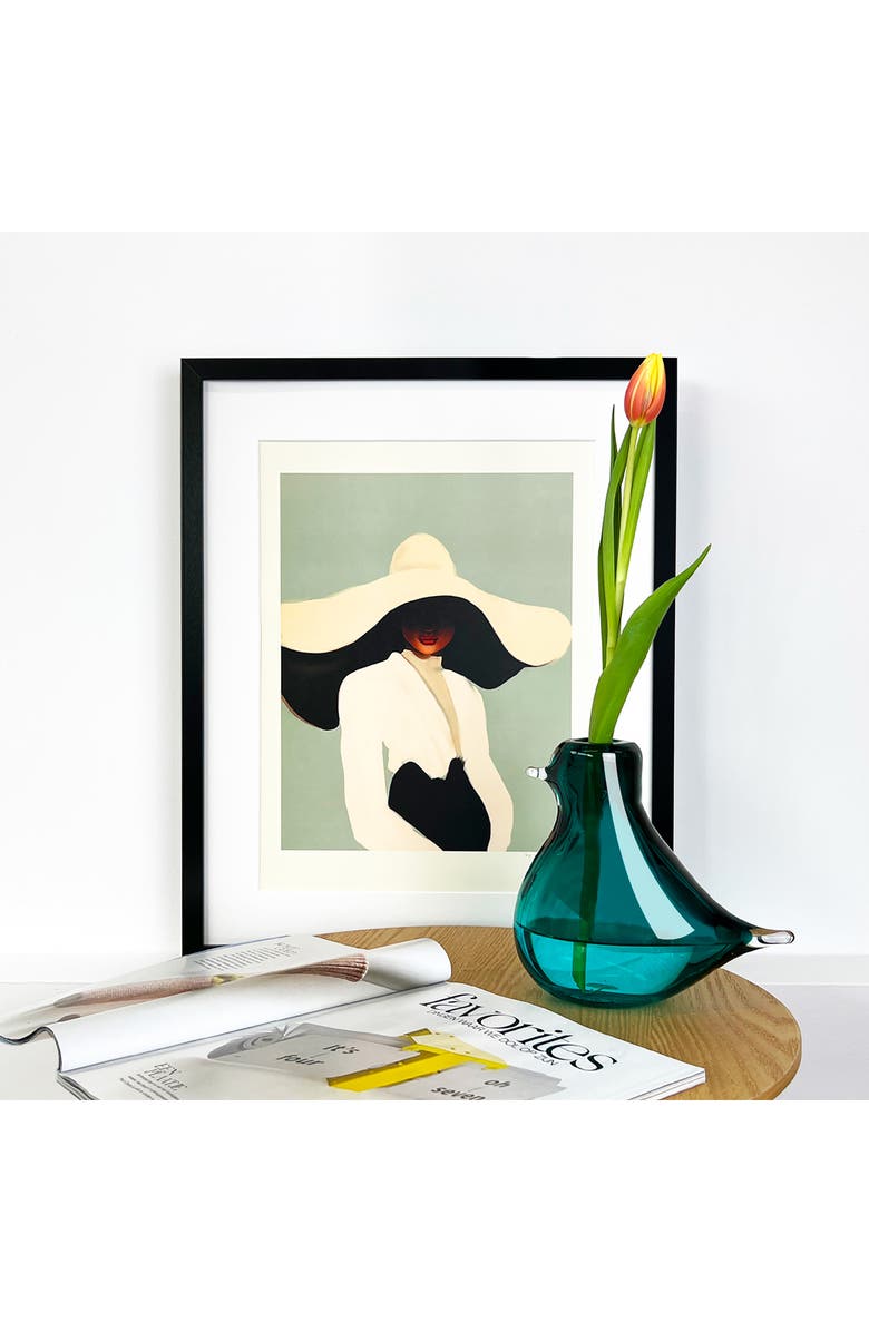 CLOUDNOLA Glass Bird Vase, Alternate, color, Blue