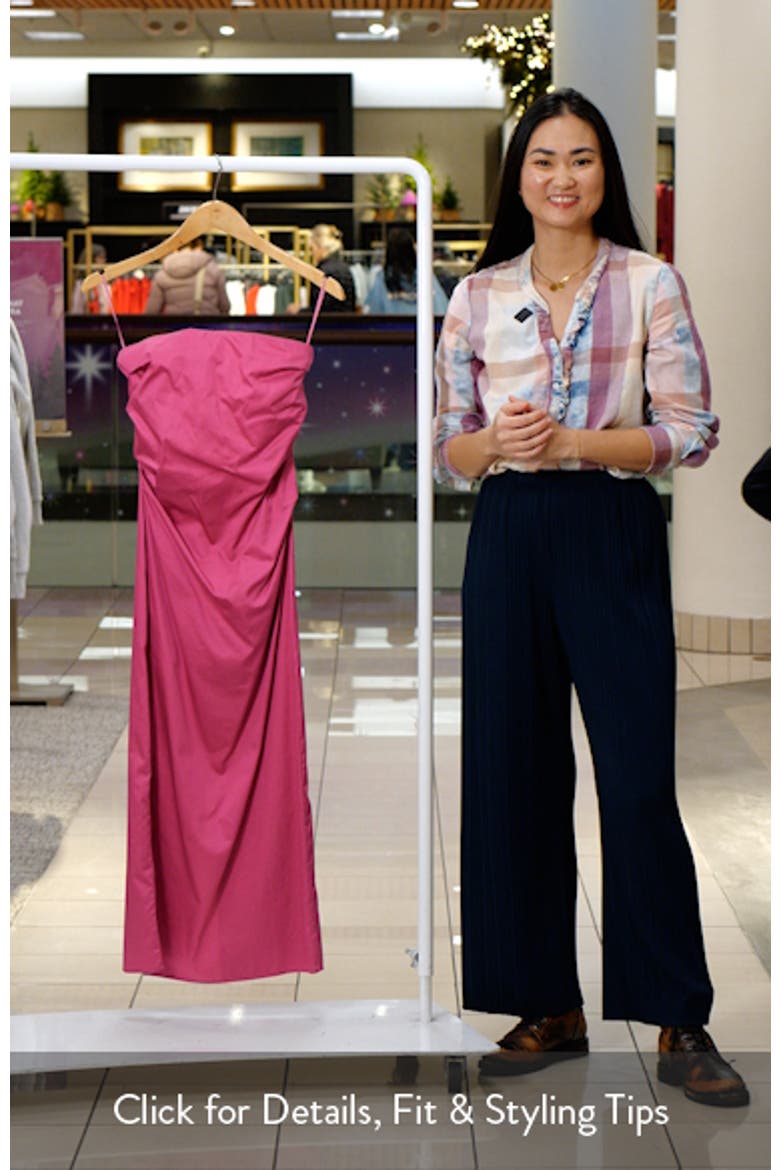 Draped Strapless Dress video