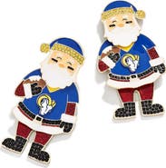 BaubleBar Women's BaubleBar Los Angeles Rams Santa Claus Earrings