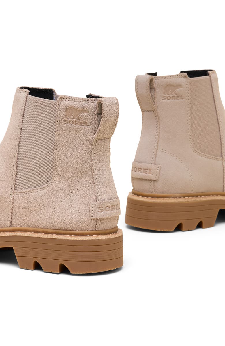 SOREL Revel Road Waterproof Chelsea Boot, Alternate, color, Crushed Clay/ Gum