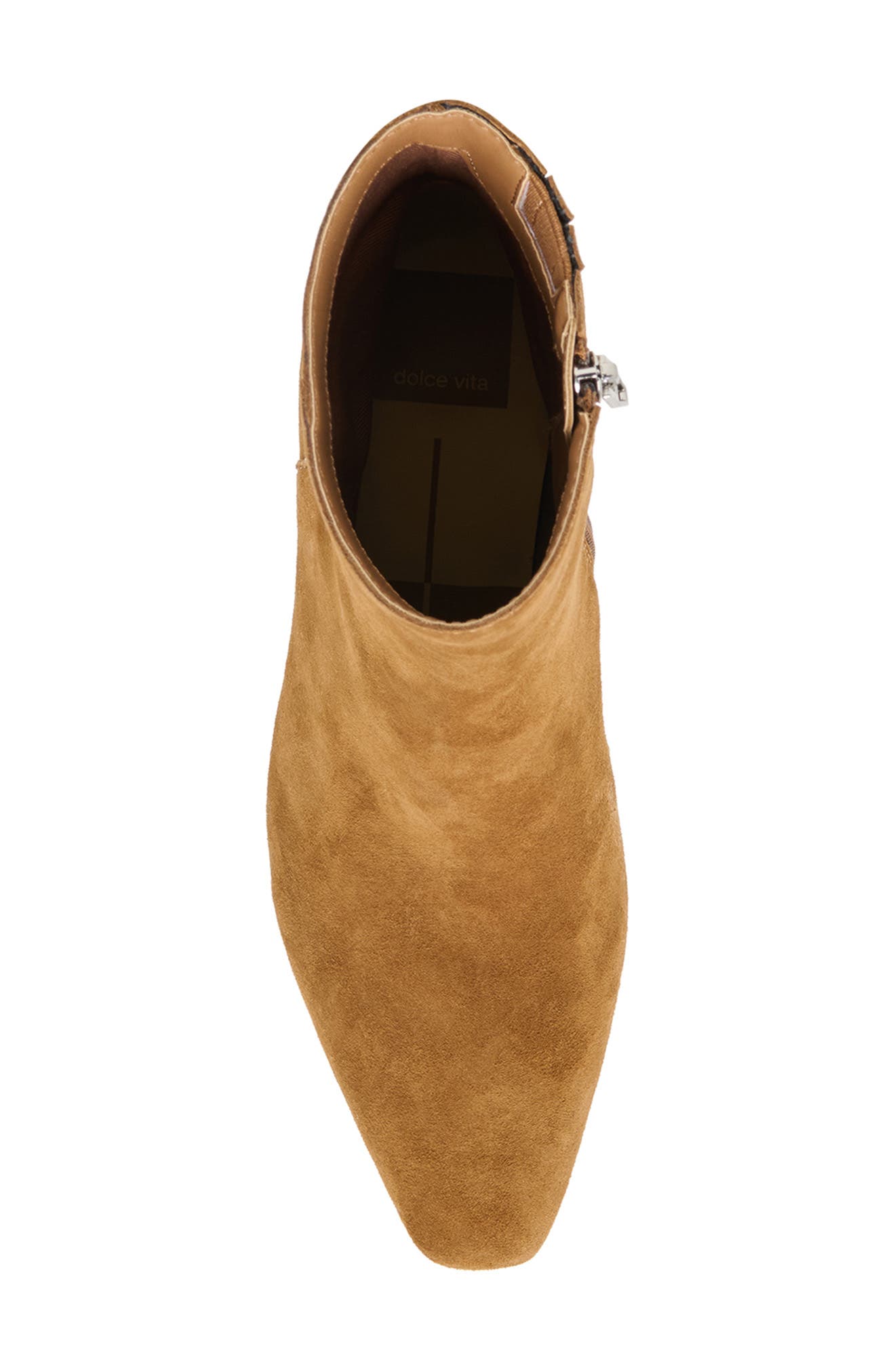 Bayra Leather Bootie, Alternate, color, LIGHT BROWN SUEDE