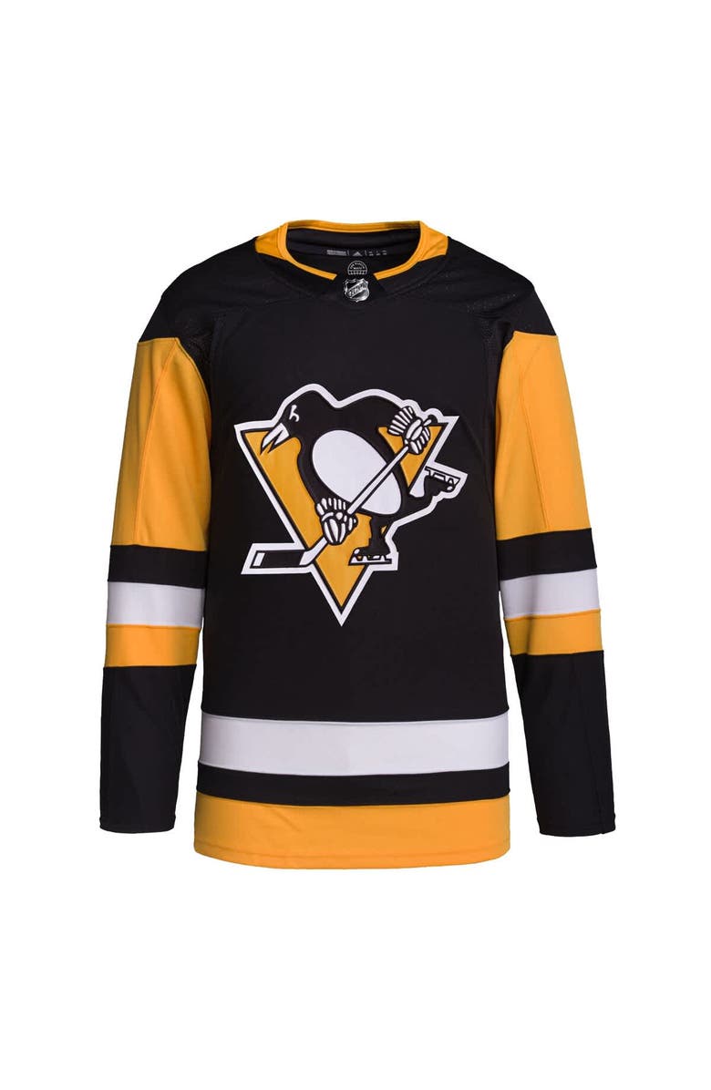adidas Men's adidas Black Pittsburgh Penguins Home Primegreen Authentic Jersey, Alternate, color, 