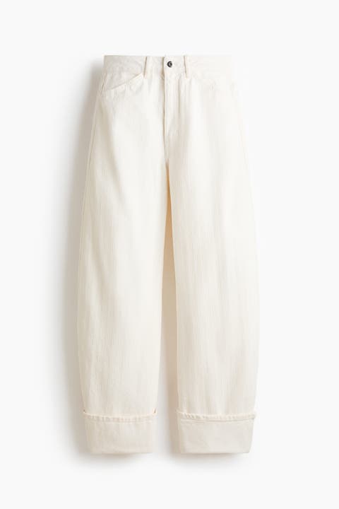 Barrel Leg Regular Waist Jeans