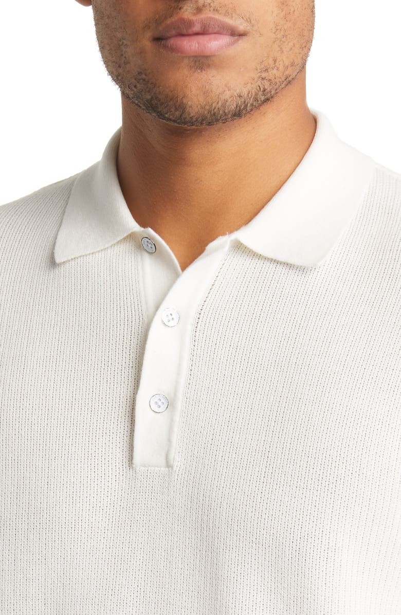rag & bone Harvey Polo, Alternate, color, Ivory