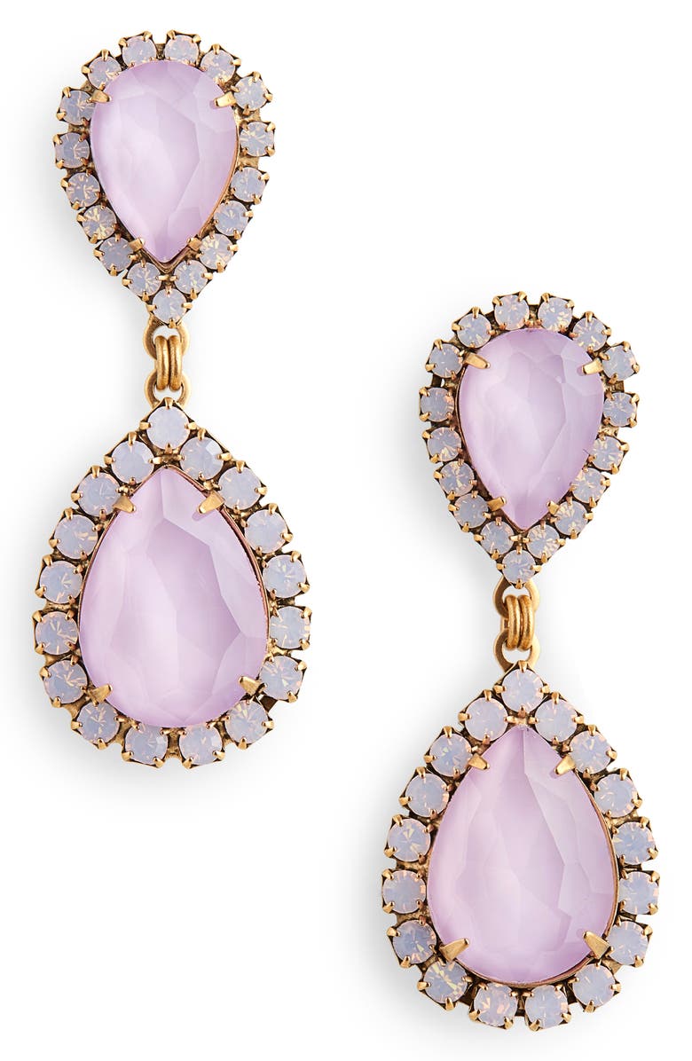 Loren Hope Abba Crystal Drop Earrings, Main, color, 