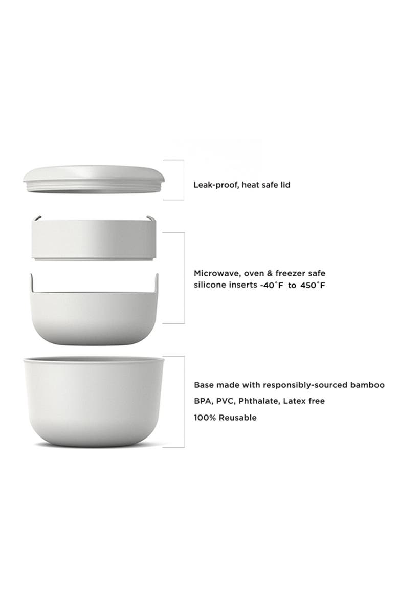 EKOBO Lunch Set with heat-safe inserts, Alternate, color, Cloud
