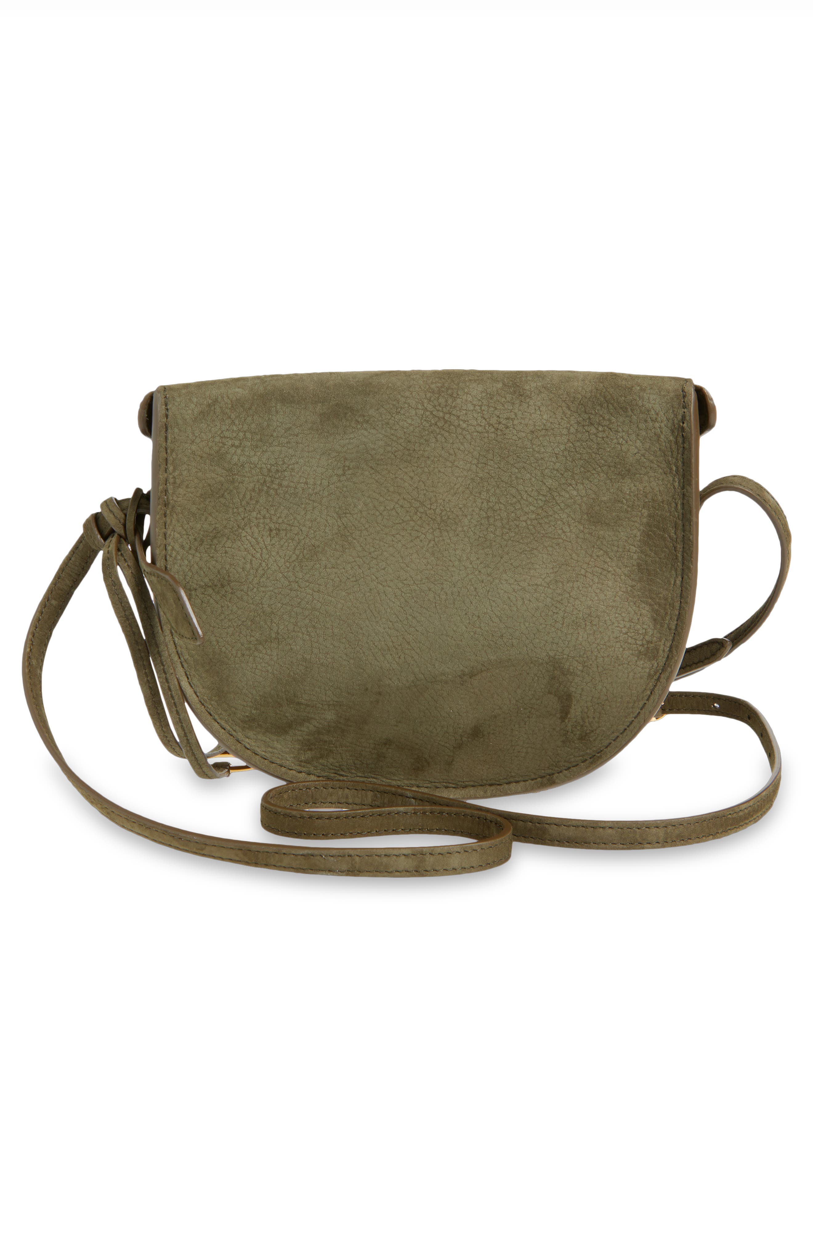 Alaïa Besace Crossbody, Alternate, color, Kaki