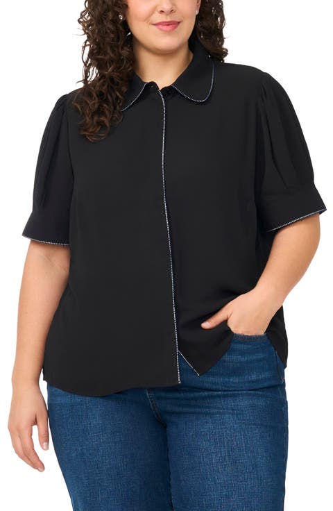 Georgette Button-Up Top