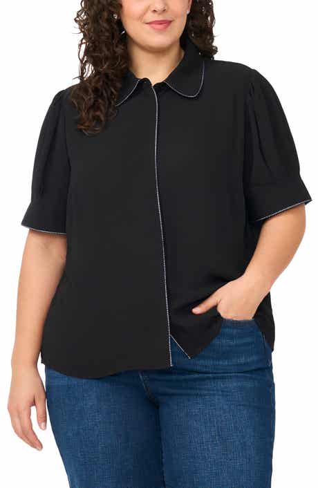 Georgette Button-Up Top