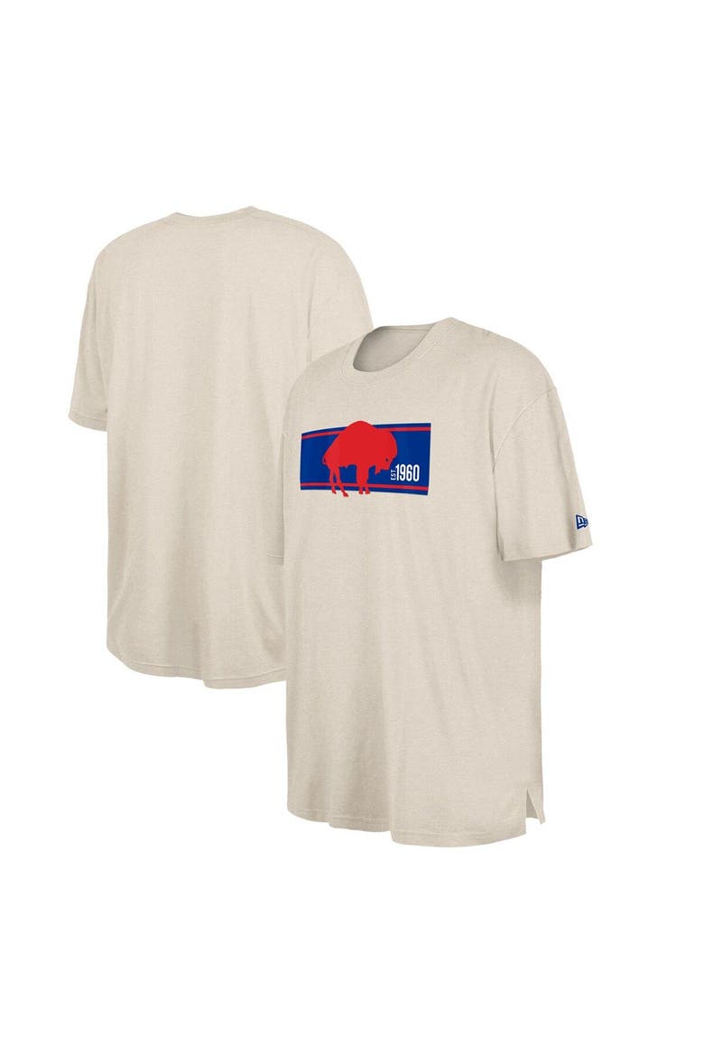 Men's New Era  Cream Buffalo Bills Third Down Big & Tall Historic T-Shirt, Main, color, Cream