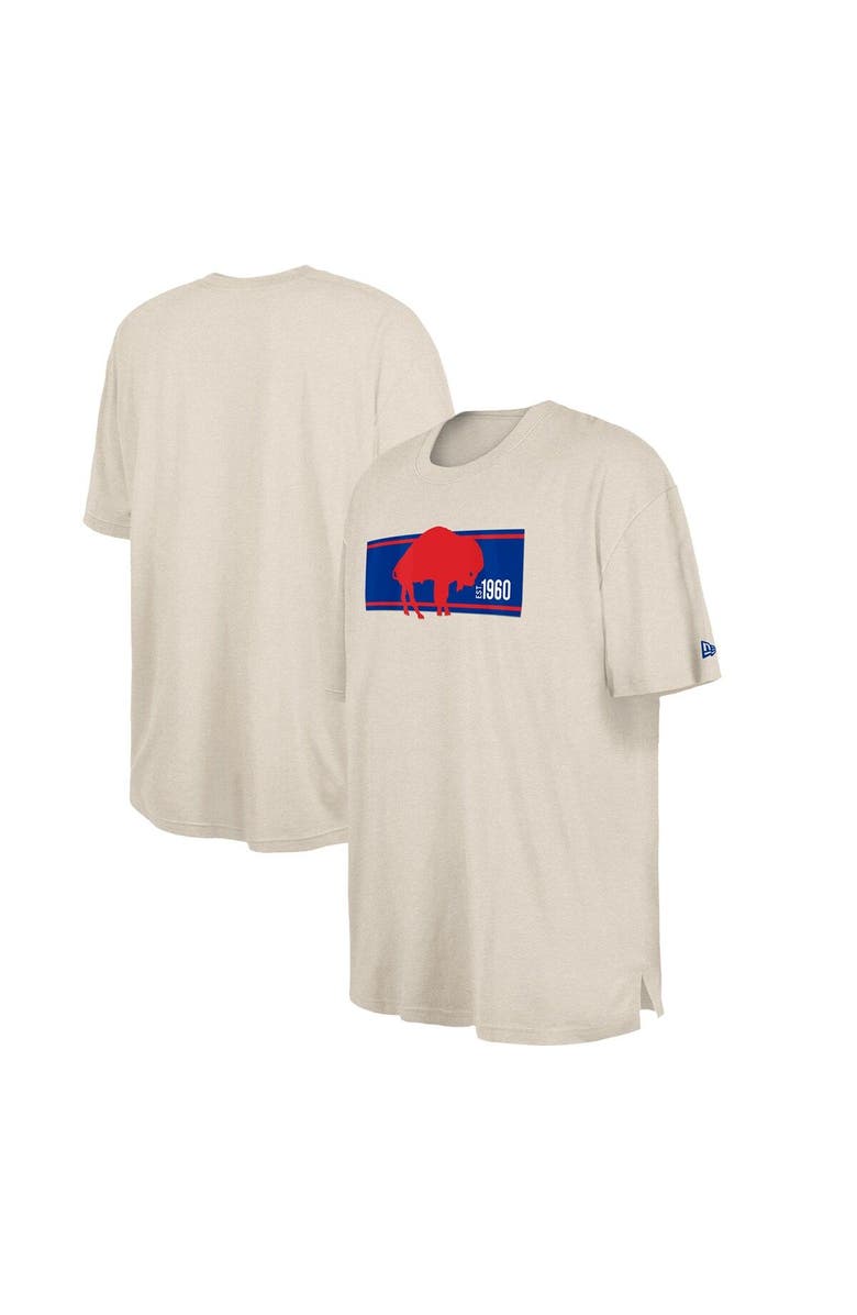 New Era Men's New Era Cream Buffalo Bills Third Down Big & Tall Historic T-Shirt, Main, color, Cream