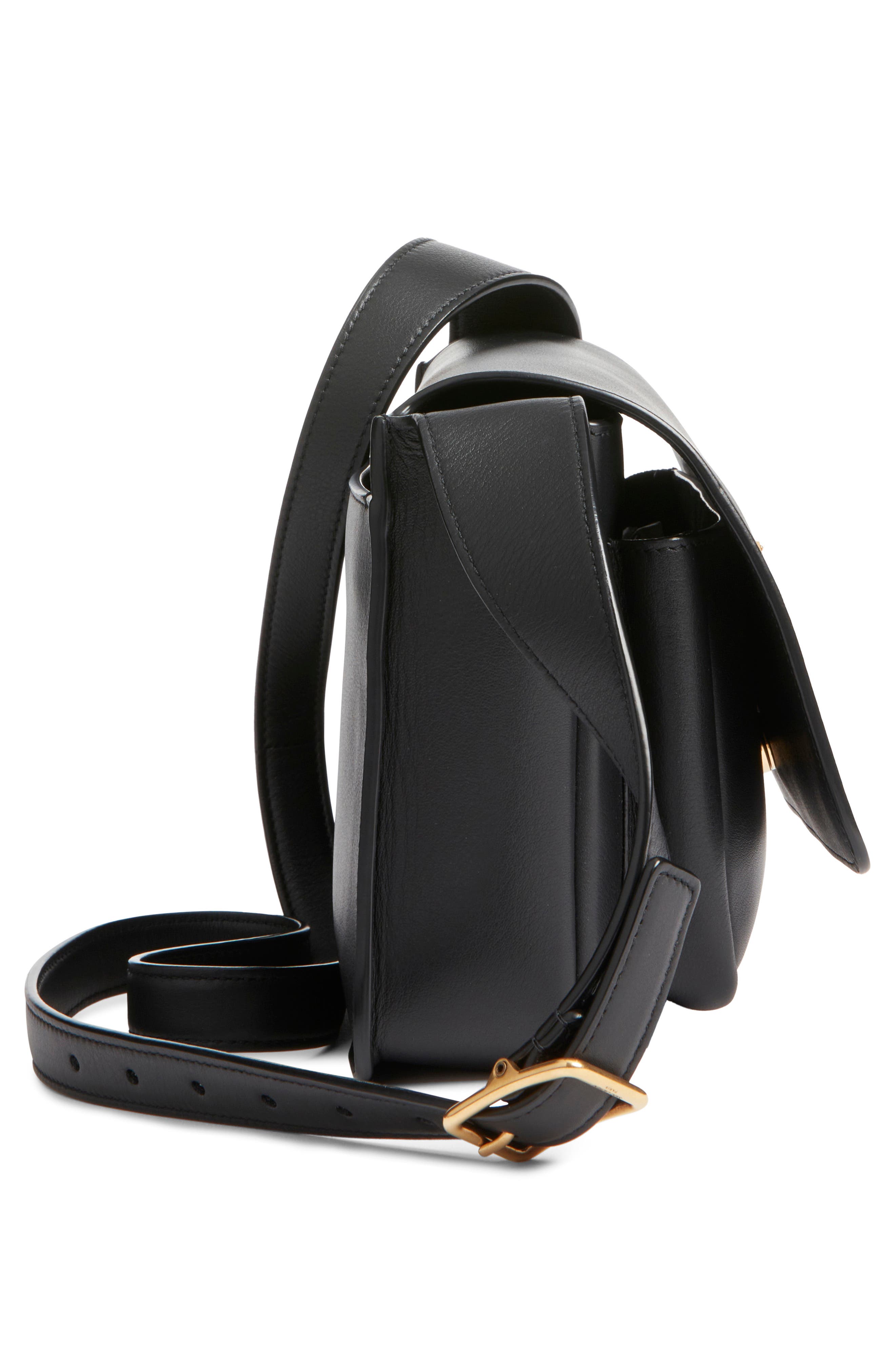 Saint Laurent Niki Leather Crossbody Bag, Alternate, color, 