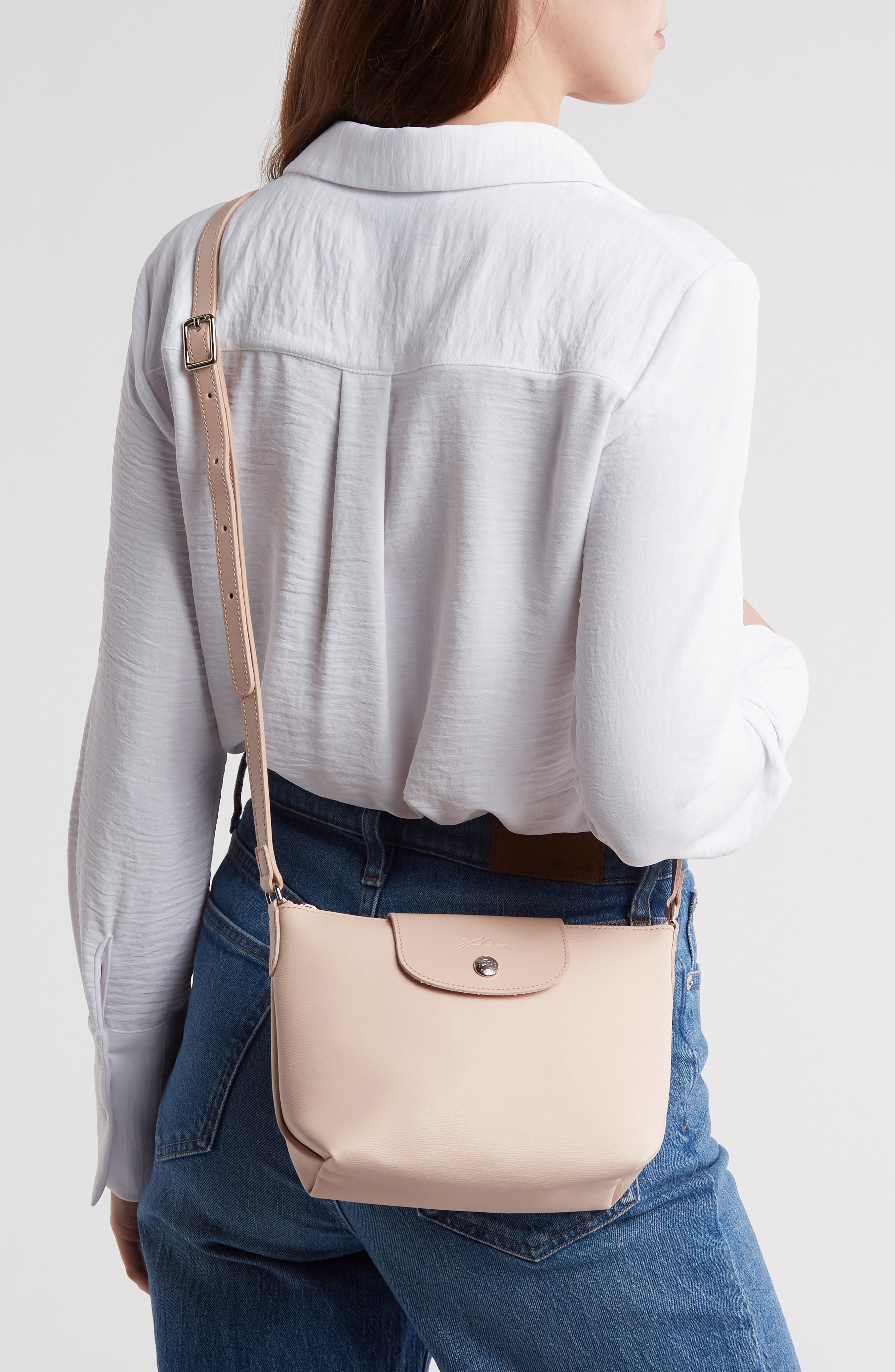 Longchamp Le Pliage City Coated Canvas Crossbody Bag, Alternate, color, 