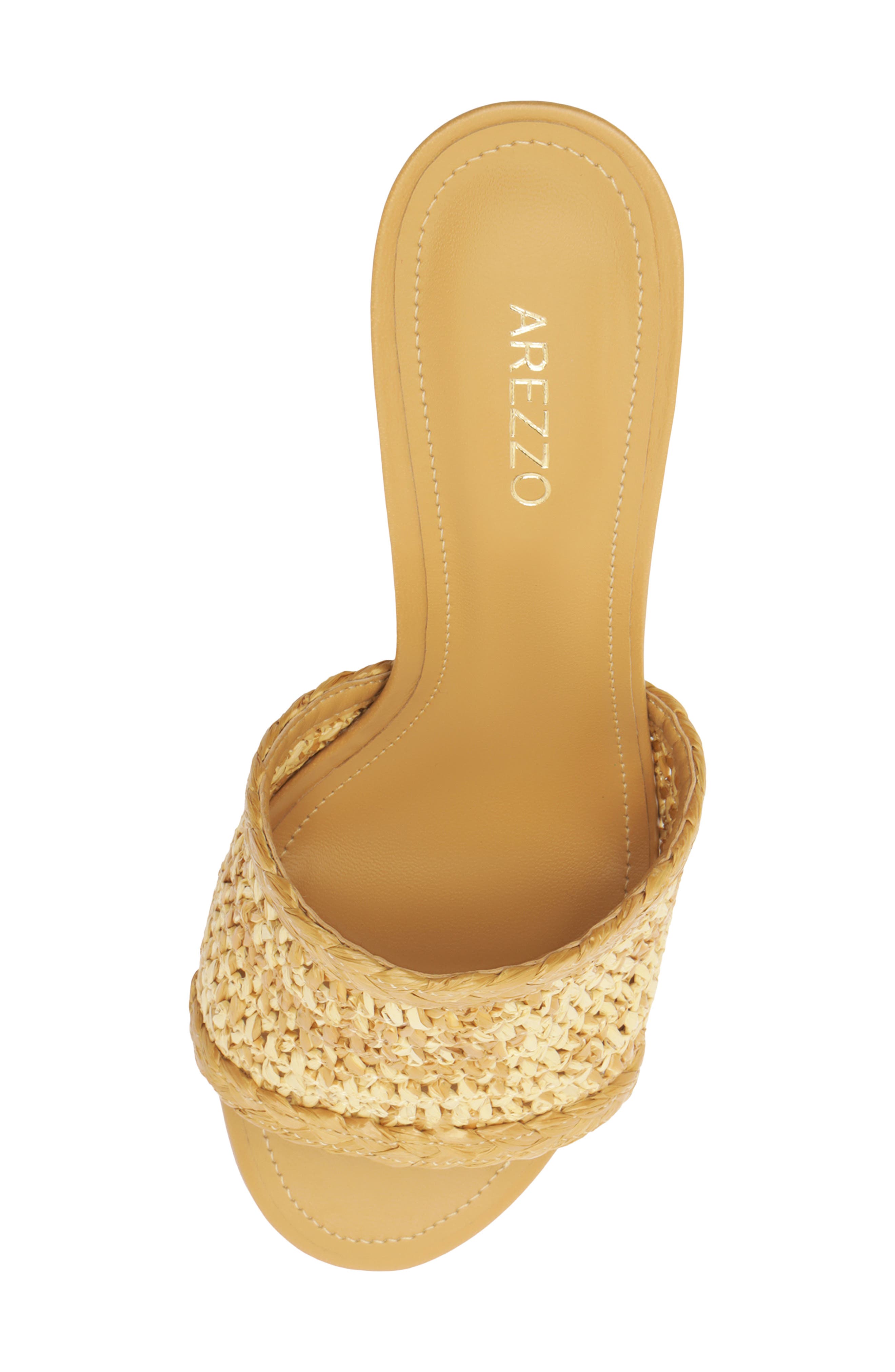 Arezzo Zula Woven Sandal, Alternate, color, Natural/ Caramel