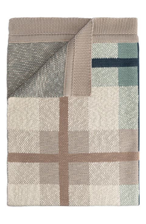 Plaid Cotton Knit Blanket (Baby)