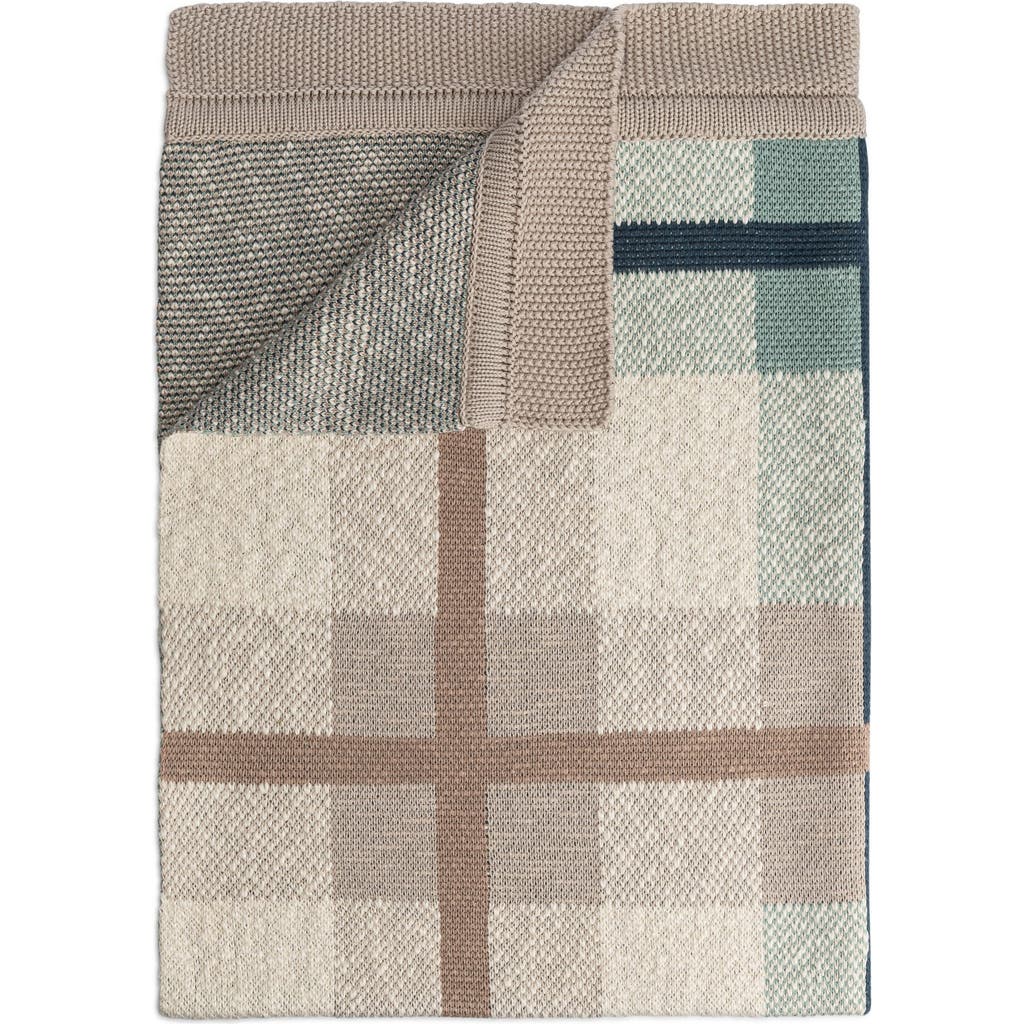 Crane Baby Unisex Charlie Farmhouse Knitted Plaid Blanket In Multi