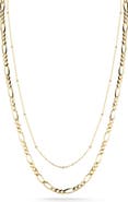 GLAZE JEWELRY Double Layer Chain Necklace