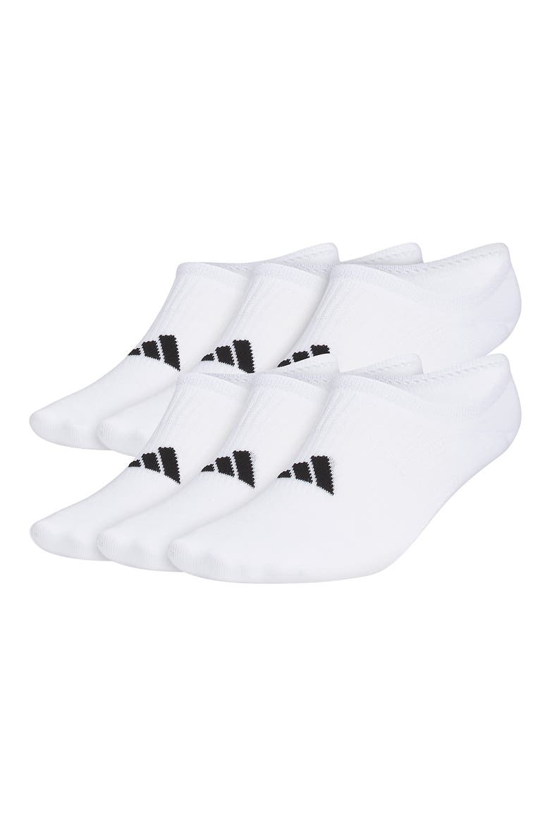 6-Pack Athletic Cushioned No-Show Socks, Main, color, WHITE