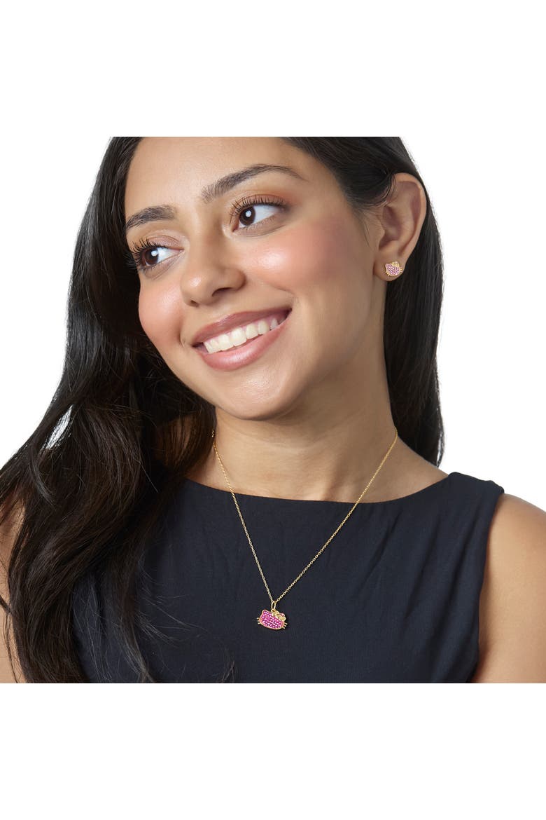 Crystal Studs, Alternate, color, Gold, Rose gold