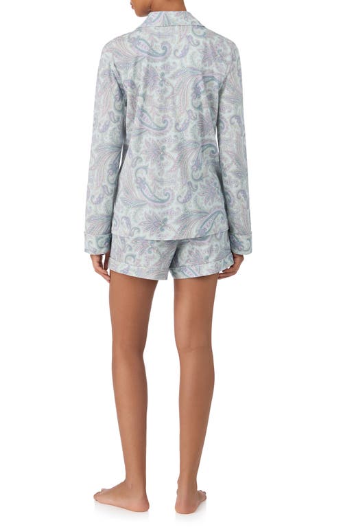 Ralph Lauren Lauren Cotton Blend Pajamas In Blue