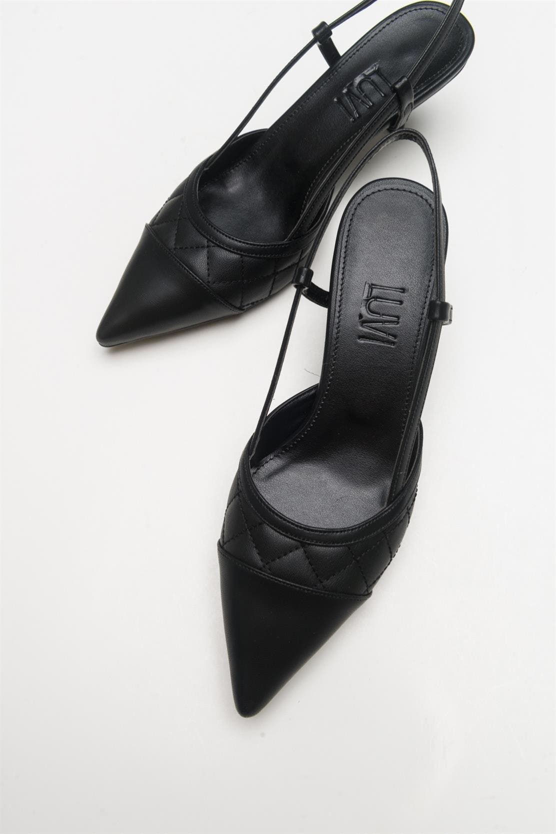 Prologue Shoes Point Pointed Toe Slingback Pump, Alternate, color, Black