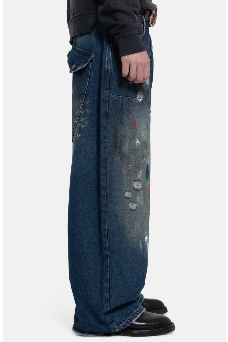 Cinch Painter Baggy Jeans, Alternate, color, BLUE