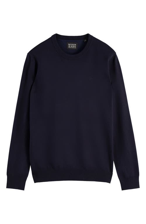 Scotch & Soda Core Crewneck Pullover In Gold